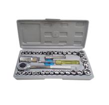 Maleta Chave Catraca Reversível Jogo De Soquetes 40 Peças Maleta Chave Catraca Reversível Jogo De Soquetes 40 Peças