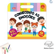 Maleta Colorir Conhecendo As Emoções - Tilibra