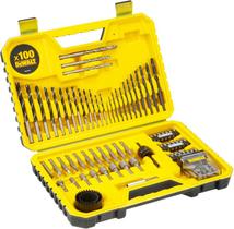 Maleta com 100 peças de Pontas/brocas Dt71563-qz Dewalt