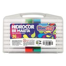 Maleta com 36 Canetas Hidrocolor Acrílica - Home Play