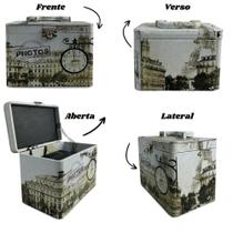 Maleta Com 5 Albuns 10X15/120 Fotos Premium Paris Photos