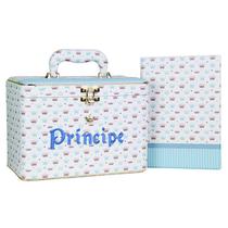 Maleta Com 5 Álbuns Príncipe - 200 fotos 15x21