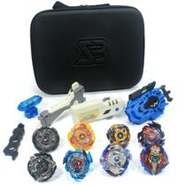 Maleta Com 8 Beyblades+ Lançador+ Beylogger+ Case/Estojo