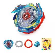 Maleta Com 8 Beyblades+ Lançador Corda+ Beylogger Completa