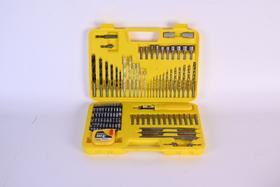 Maleta com Kit de Brocas e Acessórios para Profissionais e Hobista 110 Peças Titanium Platina