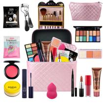 Maleta com Maquiagens Base Ruby Rose Necessaire BZ20