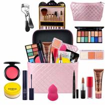 Maleta com Maquiagens Base Ruby Rose Necessaire BZ20 Maleta com Maquiagens Base Ruby Rose Necessaire BZ20
