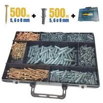 Maleta com Parafusos e Buchas 1000pç Maleta com Parafusos e Buchas 1000pç