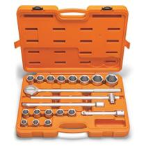 Maleta Com Soquetes Sextavados E Acessórios 3/4 Polegada 20 Peças - Milímetros Pro Maleta Com Soquetes Sextavados E Acessórios 3/4 Polegada 20 Peças - Milímetros Pro