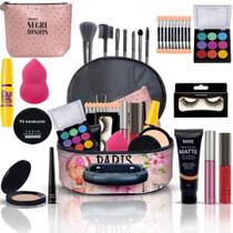 Maleta Completa Maquiagens Paleta Belle Angel + Brindes Bz55