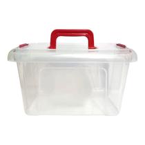 Maleta Container Caixa Organizadora Alça E Travas 6,5 Litros