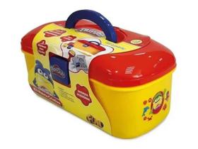 Maleta Criativa Com Massinha + giz cera Play Doh Fun 00077