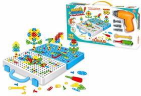 Maleta Criativa Com Parafusadeira Infantil - Braskit 3602