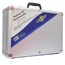Maleta de Alumínio Tamanho Grande 45x33x15cm BRASFORT Maleta de Alumínio Tamanho Grande 45x33x15cm BRASFORT