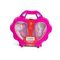 Maleta de Beleza Infantil Tateti Charme de Menina com Secador Prancha e Acessórios para Cabelo Maleta de Beleza Infantil Tateti Charme de Menina com Secador Prancha e Acessórios para Cabelo
