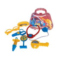 Maleta de brinquedo mini doutor vermelho com acessorios Maleta de brinquedo mini doutor vermelho com acessorios