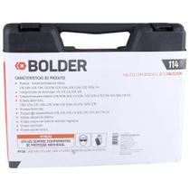 Maleta de Brocas e Bits 114 Peças Precision Bolder Maleta de Brocas e Bits 114 Peças Precision Bolder