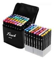 Maleta De Canetinhas Coloridas 48 Cores Duas Pontas Hidrográfica Touch Sweet 48 / K52 Maleta De Canetinhas Coloridas 48 Cores Duas Pontas Hidrográfica Touch Sweet 48 / K52