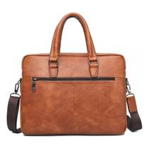 Maleta de couro Jeep Buluo para homens original 38x28x7 cm