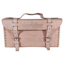 Maleta de Couro Para Ferramentas 33cm Marrom Vonder