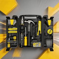 Maleta De Ferramenta Completo Realizar Diversos Reparos Manutenções Domésticas Automotivas Profissionais Casa Oficina 200 Pecas