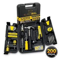 Maleta de Ferramentas 200 Peças Kit Profissional jogo completo profissional doméstico manutenção reparos oficina casa chaves Maleta de Ferramentas 200 Peças Kit Profissional jogo completo profissional doméstico manutenção reparos oficina casa chaves