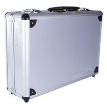 Maleta de Ferramentas Caixa Organizadora De Alumínio Reforçado Preta ou Prata G Fertak