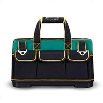 Maleta de Ferramentas Com Alça Grande Preto com Verde