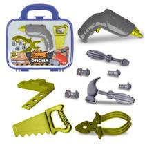 Maleta de Ferramentas Oficina Infantil 12pçs - Samba Toys