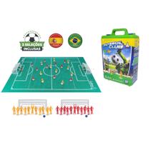 Maleta de Futebol Club 2 Seleções Coloridos Brasil X Espanha Gulliver - 1964 Maleta de Futebol Club 2 Seleções Coloridos Brasil X Espanha Gulliver - 1964