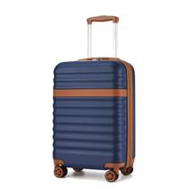 Maleta de Mano Kono 20 Pulgadas con Candado TSA y Carcasa Rígida Azul Marino