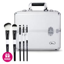 Maleta de Maquiagem Caixa Mala Organizadora Vazia Make Designer Manicure Cabeleireira 4 Bandejas Maleta de Maquiagem Caixa Mala Organizadora Vazia Make Designer Manicure Cabeleireira 4 Bandejas