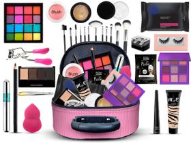 Maleta De Maquiagem Completa Belle Angel + Brinde Bz13