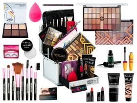 Maleta De Maquiagem Completa Com 32 Sombras Ruby Rose - RUBYS E CISNE