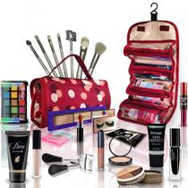 Maleta De Maquiagem Completa Grandes Marcas BZ15-N - Pele Negra
