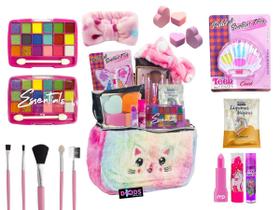 Maleta De Maquiagem Completa Infantil minha gatinha