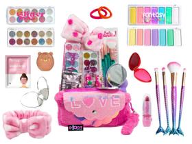 Maleta de maquiagem completa Infantil princesinha