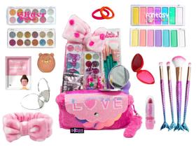 Maleta de maquiagem completa Infantil princesinha
