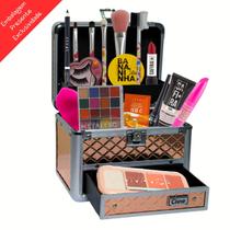 Maleta De Maquiagem Completa Profissional ESPECIAL PRESENTE - SAGAROMAKEUP