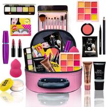 Maleta De Maquiagem Completa Profissional Ruby Rose BZ69-2 - Bazar na Web