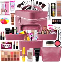 Maleta De Maquiagem Completa Ruby Rose A Mais Completa BZ71 - Pele Parda