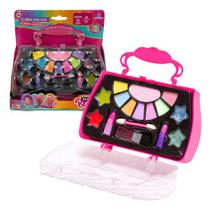Maleta de maquiagem infantil kit batom gloss sombra menina Maleta de maquiagem infantil kit batom gloss sombra menina