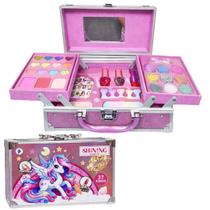 Maleta de Maquiagem Infantil Para Boneca Shining Makeup Presente