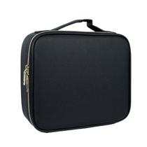 Maleta de Maquiagem Necessaire com Divisórias Espelho LED