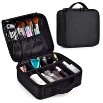 Maleta De Maquiagem Para Maquiador Manicure e Viagem Divisória Ajustável - P