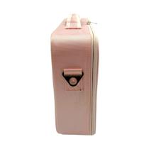 Maleta de Maquiagem Profissional Com Divisória Organização Make Grande Rosa BL1220