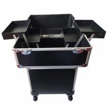 Maleta de maquiagem profissional grande manicure luxo