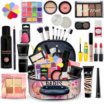 Maleta de Maquiagem Profissional Grandes Marcas Base top Bz114