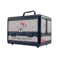 Maleta De Maquiagem Profissional Hello Kitty Klass Vough Vazia 5 Compartimentos