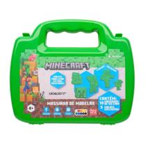 Maleta de Massinha de Modelar Minecraft com 10 Cores e 5 Moldes Leo&Leo Leonora - 10658 Maleta de Massinha de Modelar Minecraft com 10 Cores e 5 Moldes Leo&Leo Leonora - 10658